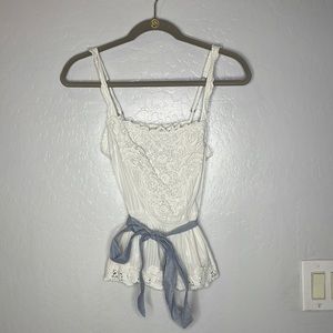 Abercrombie and Fitch lace detail tank